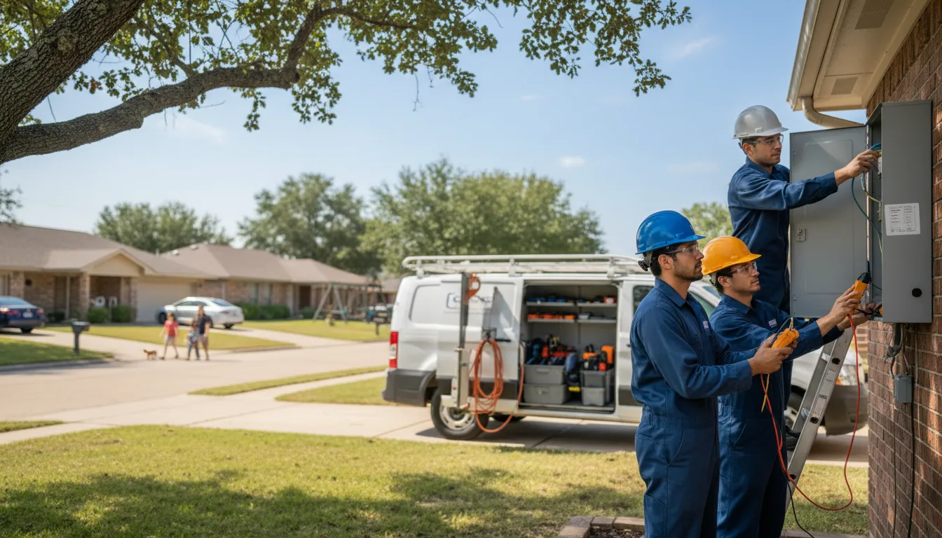 Certified electrician providing emergency electrical services in Crystal Hill, VA